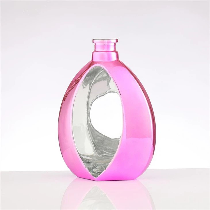 Custom Electroplate Glass Alcohol Bottles high quality
