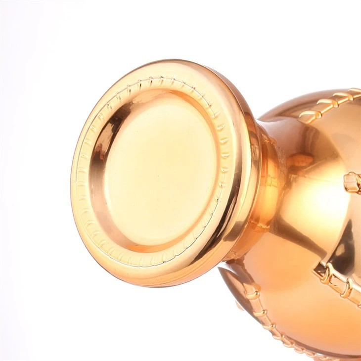 Elegant Gold-Embellished Wine Bottle best