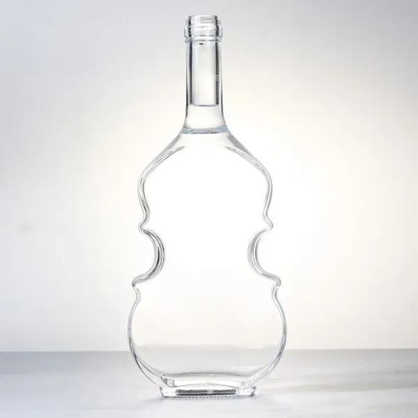 맞춤형 바이올린 모양의 유리 정신 병